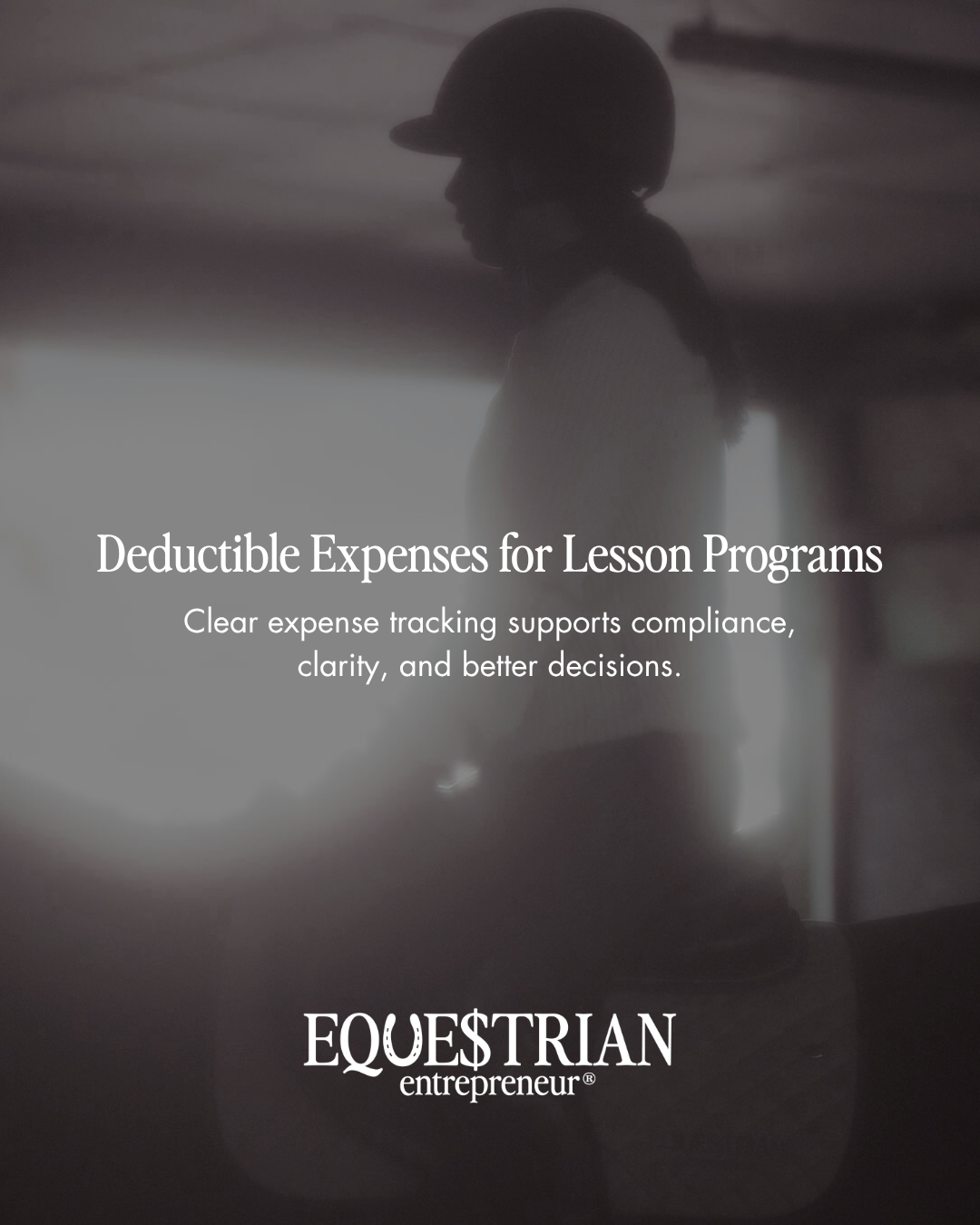deductible expenses for lesson programs